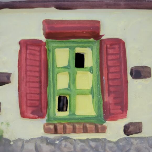 Vintage 90's Holiday Expressions Bakery Hand-Painted Porcelain Lighted House - Picture 5 of 16